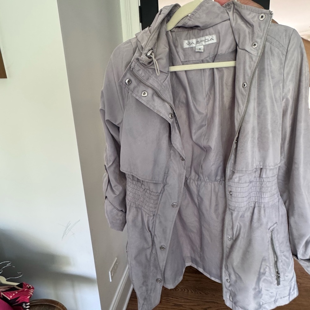 Women's Gray Hooded Jacket